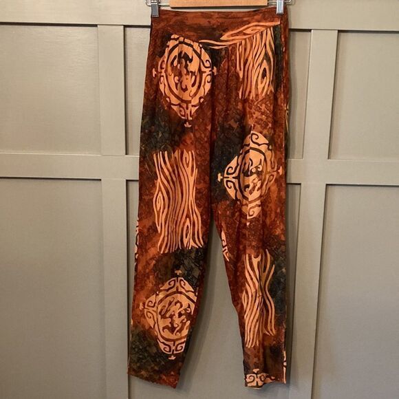 SILVER Moon Creations Maui, Hawaii Hawaiian Printed Shirt & Pants Set Size S/XS - Picture 12 of 16